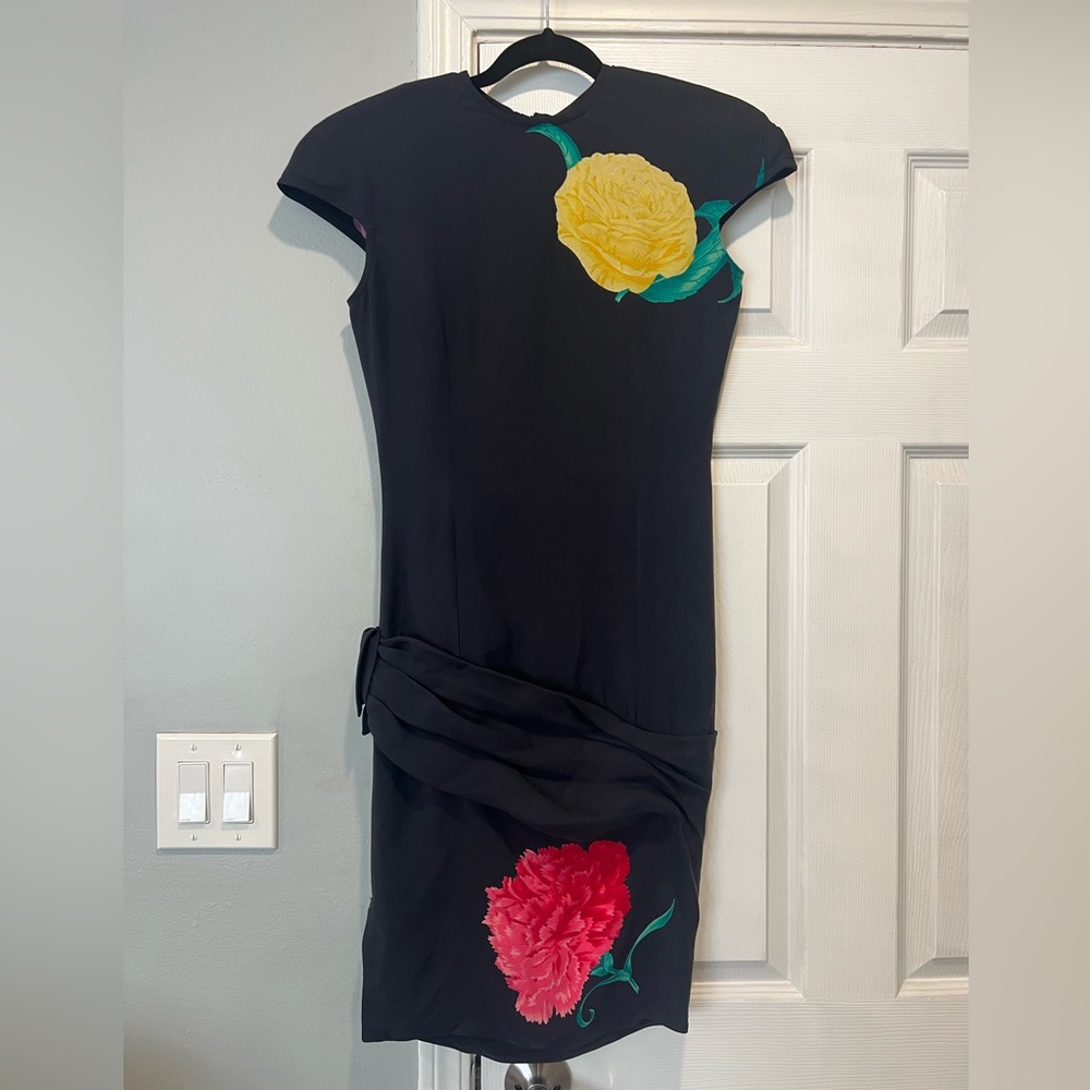 Gianni Versace Deadstock Vintage Floral Dress